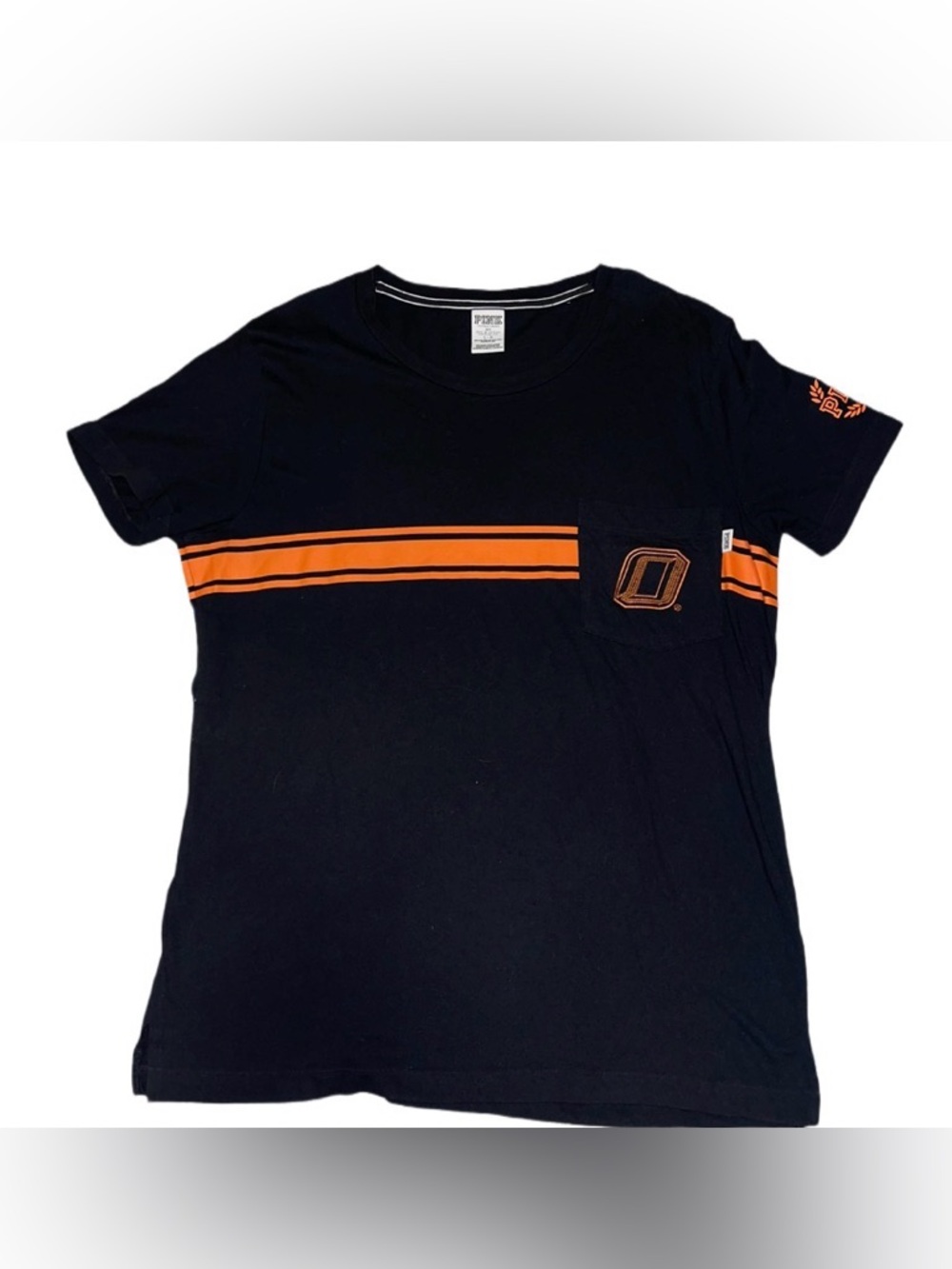 VS PINK OSU(Oklahoma State University) Bling Pocket Tee